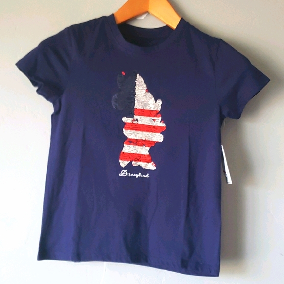 SEQUIN Disney Parks tshirt Minnie Mouse 9-10 - Picture 5 of 8